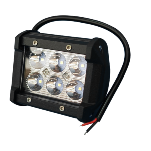 FARO LED 06 PTOS. CON BASE DE ALUMINIO NEGRO AMMARK® (OFERTA)