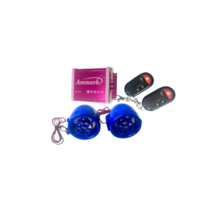 MP3-MUSICA-ALARMA CON 2 CONTROLES AMMARK® NEGRO