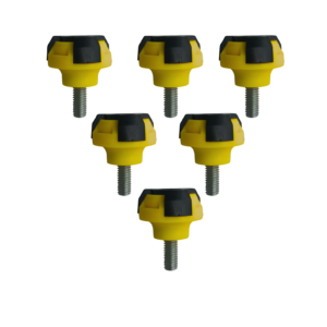 TORNILLO DECORATIVO PLASTICO MOD. NT-002 AMARILLO (100 UND)