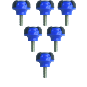 TORNILLO DECORATIVO PLASTICO MOD. NT-002 AZUL (100 UND)