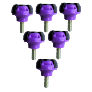 TORNILLO DECORATIVO PLASTICO MOD. NT-002 MORADO (100 UND)