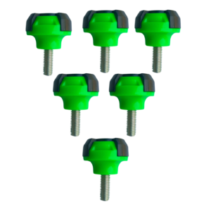 TORNILLO DECORATIVO PLASTICO MOD. NT-002 VERDE (100 UND)